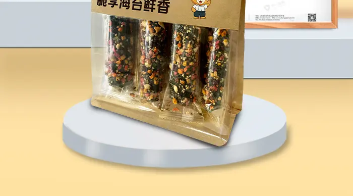 fruit, vegetable, and seaweed rolls